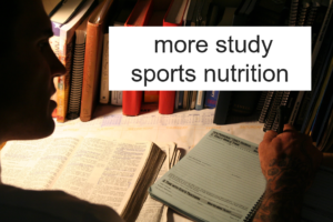 スポーツ栄養を勉強